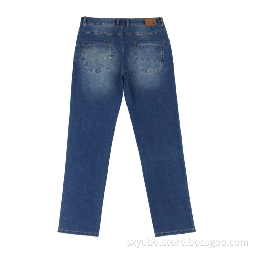 Ny design herrstickade jeans
